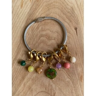 Sandra McClelland Jewelry Design Crochet Stitch Markers for Spring