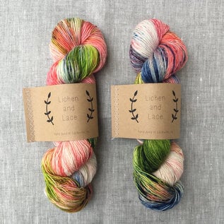 Lichen and Lace Lichen & Lace 80/20 Sock Variegated Colours