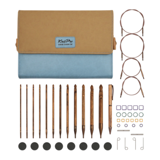 KnitPro Knit Pro Ginger Grande Interchangeable Tunisian Crochet Hook Set