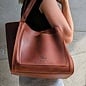 Leather Boxy Tote