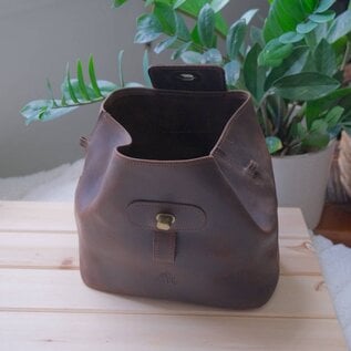 Thread & Maple Leather Pop-up Bag