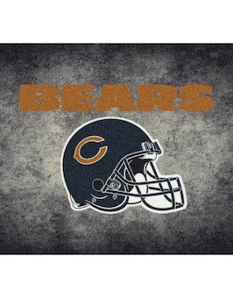 Milliken Chicago Bears 46 X 64 Distressed Area Rug By