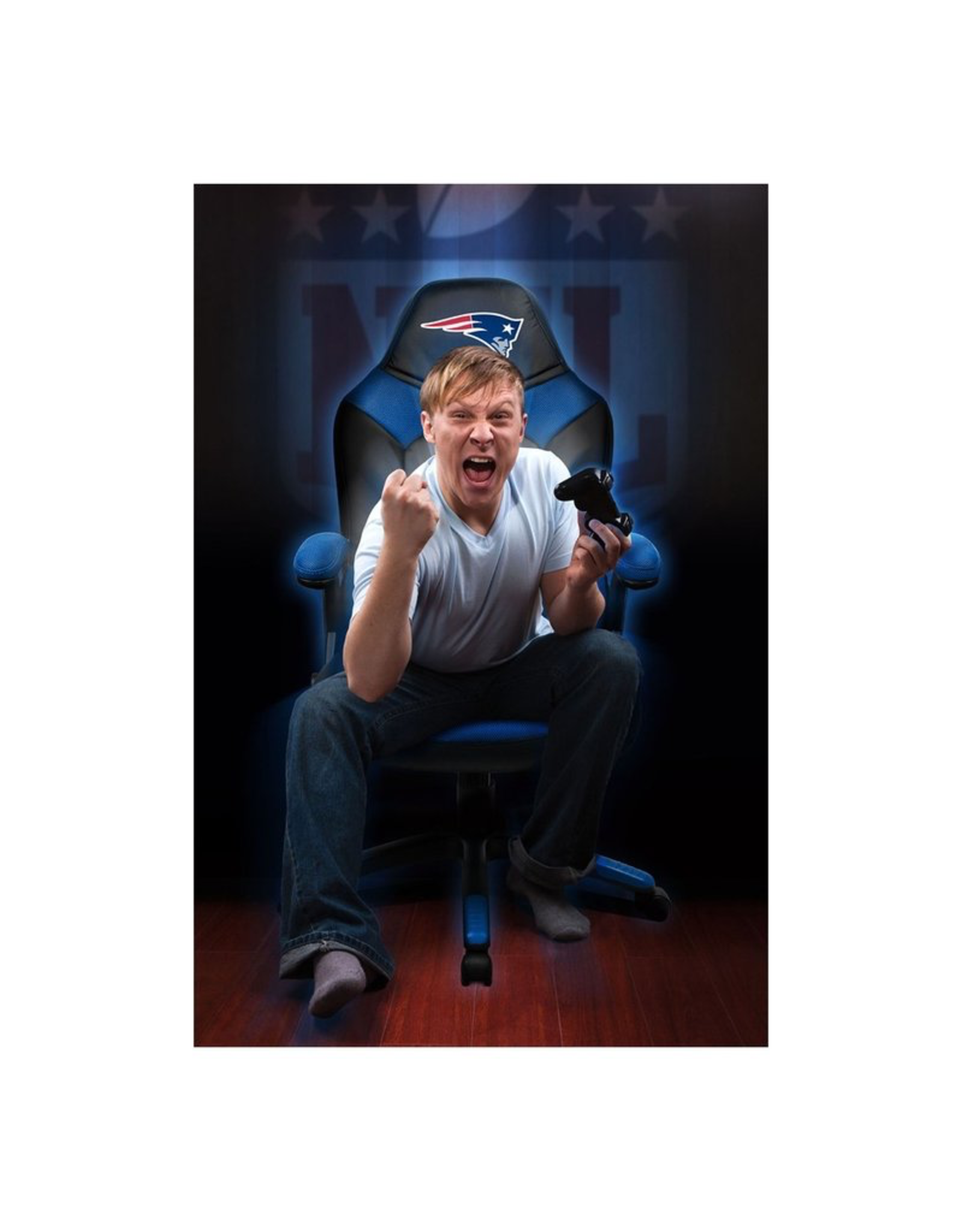 Imperial New England Patriots Oversized Gaming Office Chair Touchdown Gifts Inc