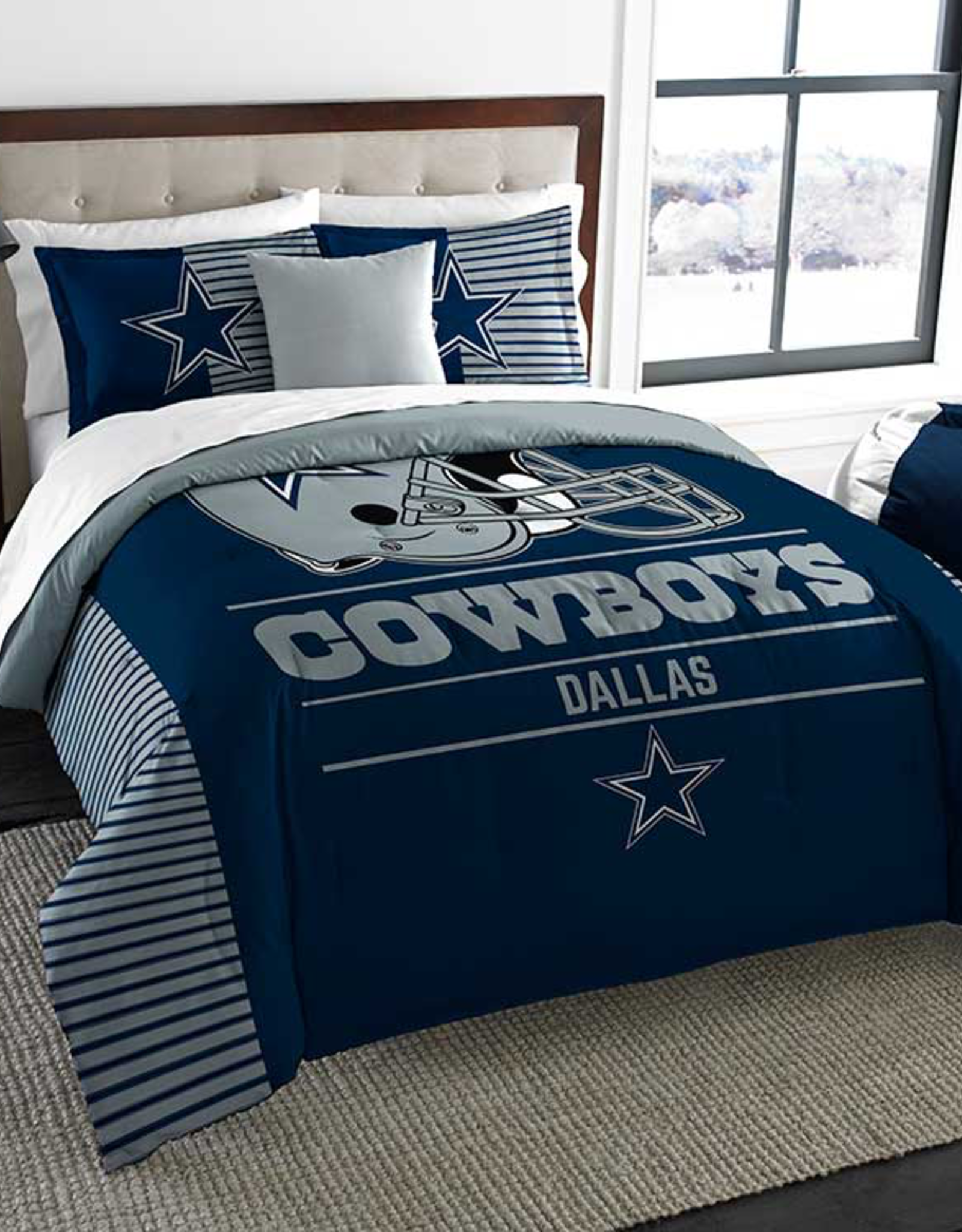 NORTHWEST Dallas Cowboys Draft Full/Queen Comforter Set ...