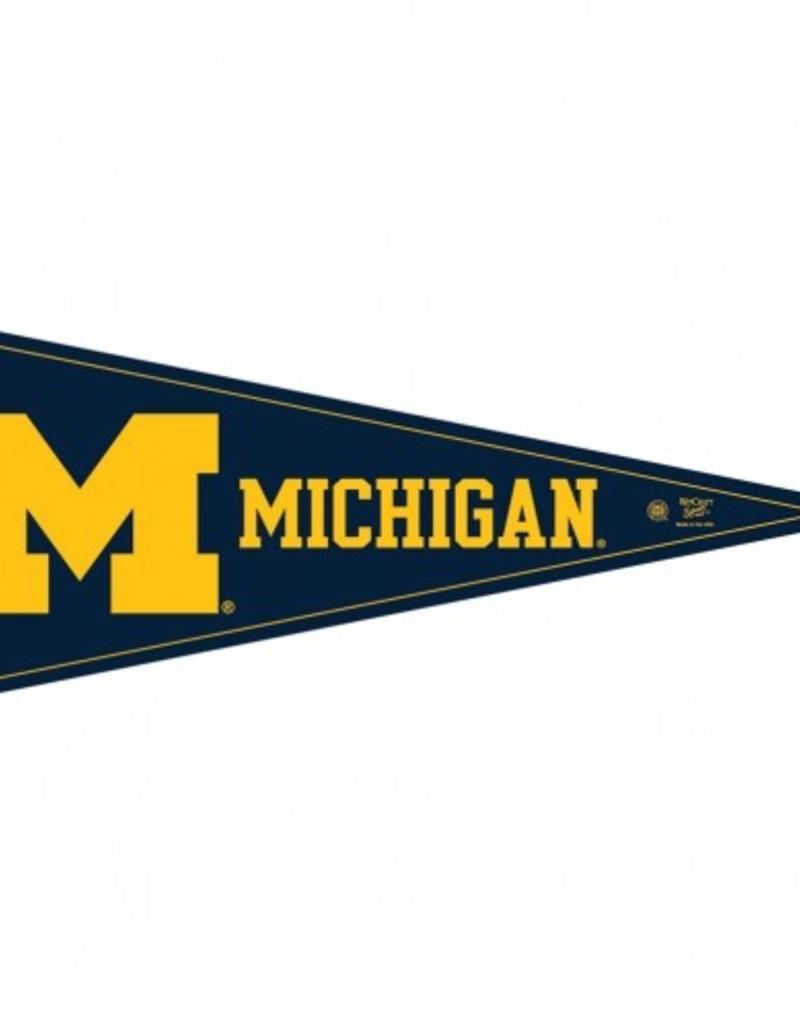 NCAA Michigan Wolverines 12 x 19 In This House Wood Sign