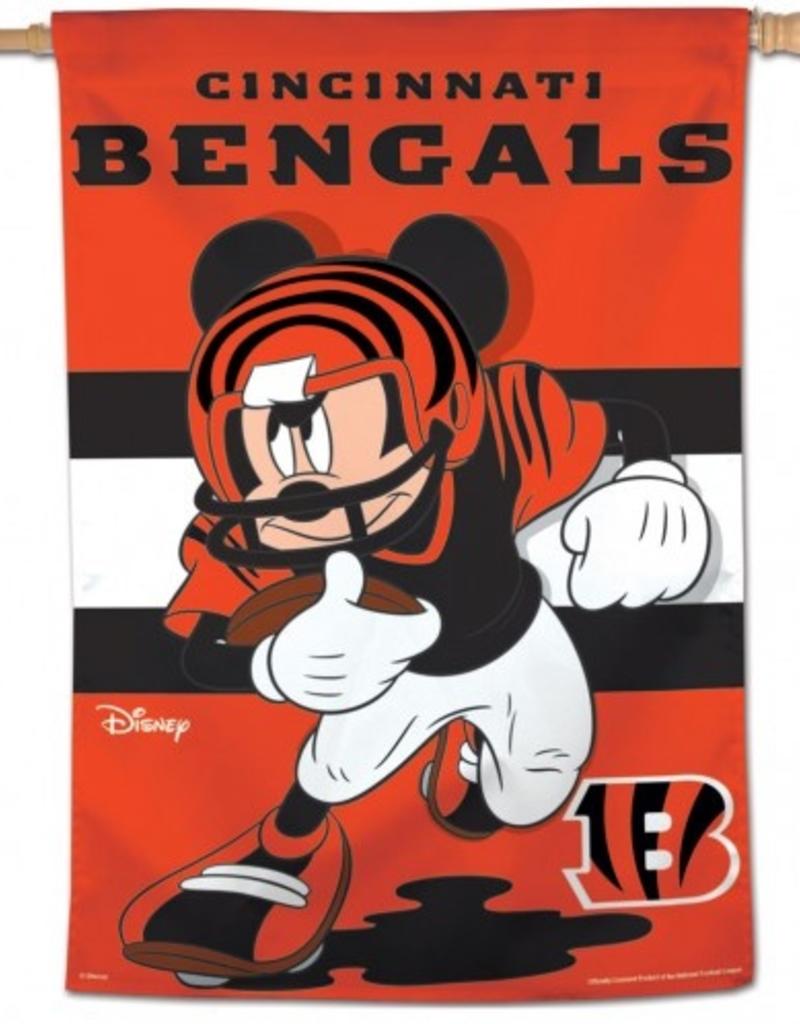 Wincraft Cincinnati Bengals Disney Mickey Mouse 28 X 40 House