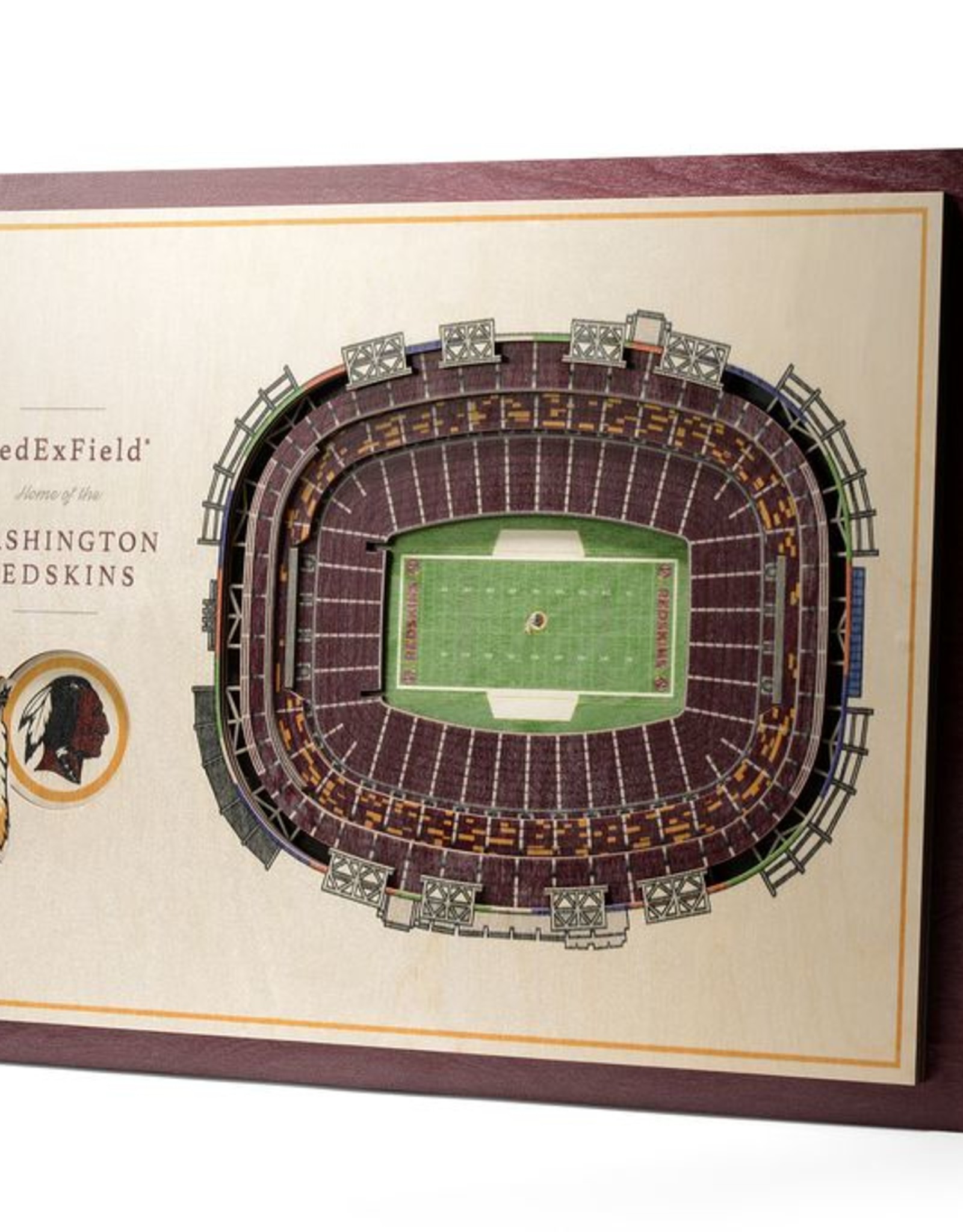 You The Fan Washington Redskins 5 Layer 3d Stadium Wall Art Touchdown Gifts Inc