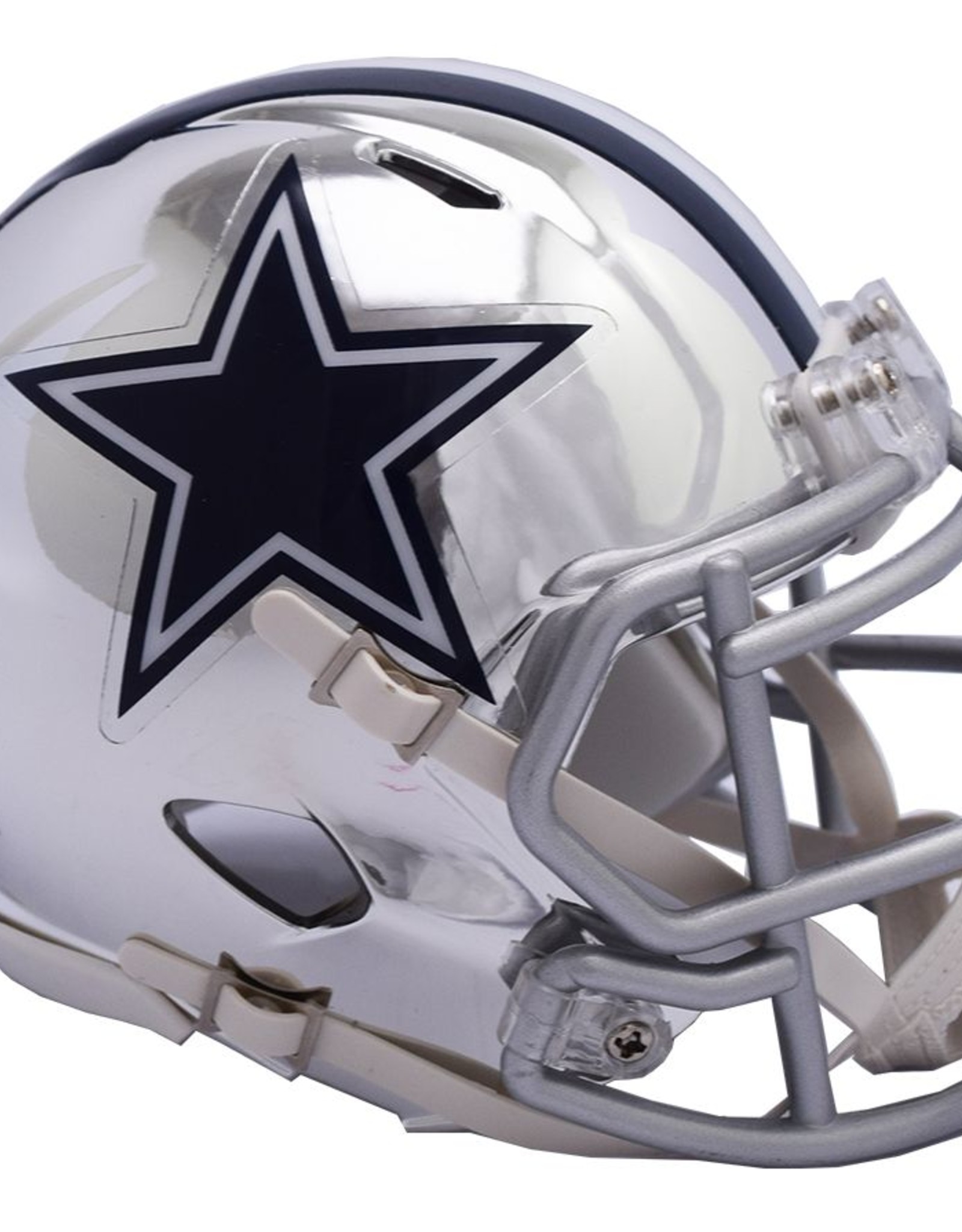 Riddell Dallas Cowboys Chrome Mini Speed Helmet Touchdown Gifts Inc