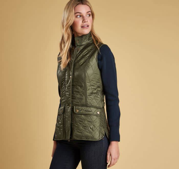 barbour gilet with hood