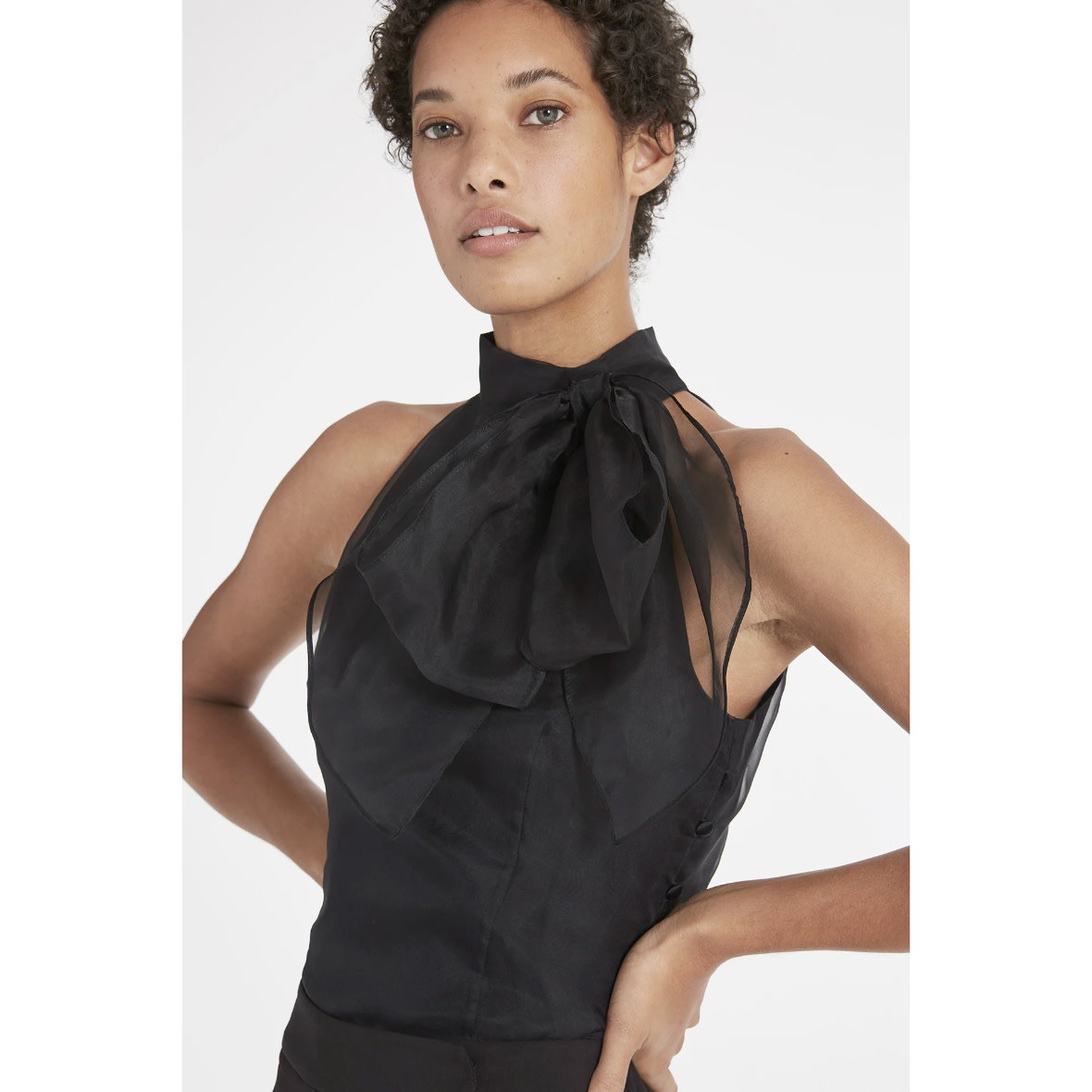 milly silk top