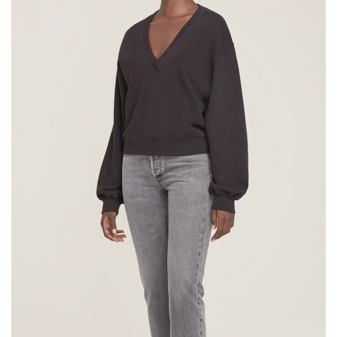 agolde balloon sleeve sweatshirt