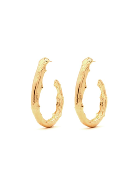 Sylvia Benson SB Aloe Hoop Earring