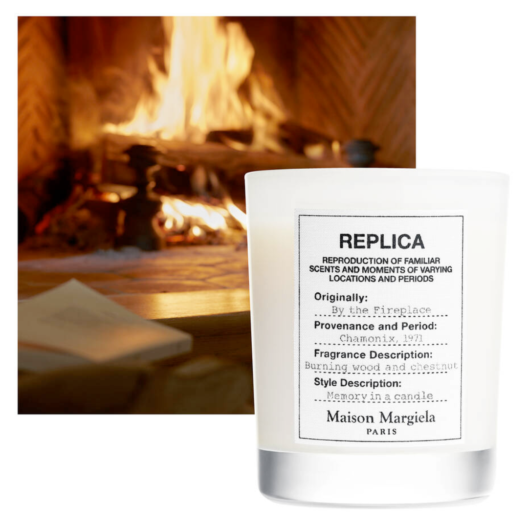 Replica Replica By the Fireplace Candle
