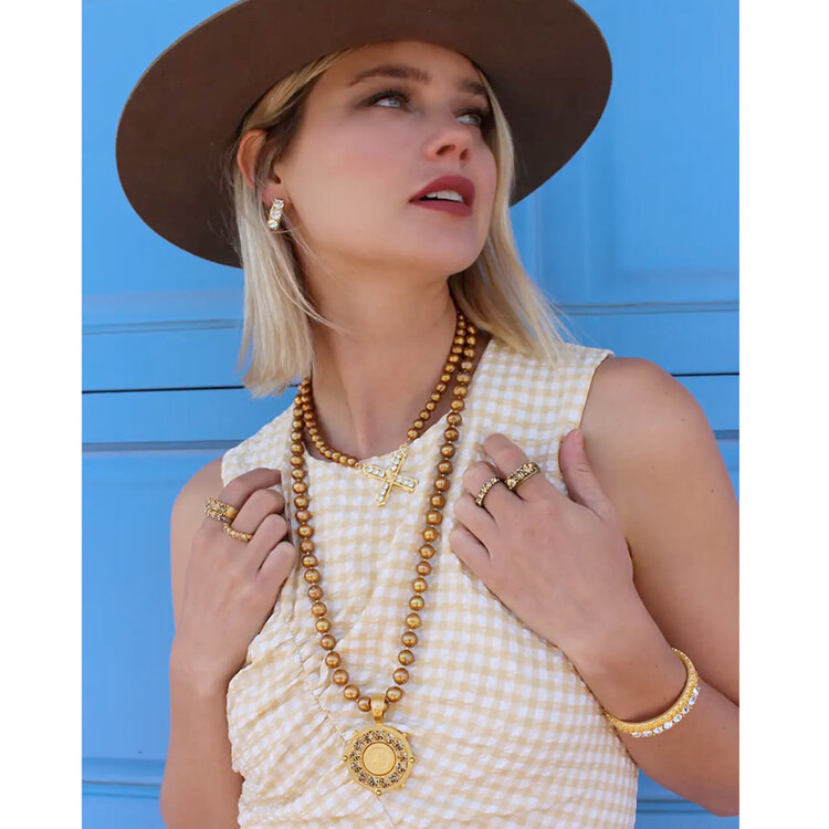 French Kande French Kande FDL Bangle Bracelet Crystal