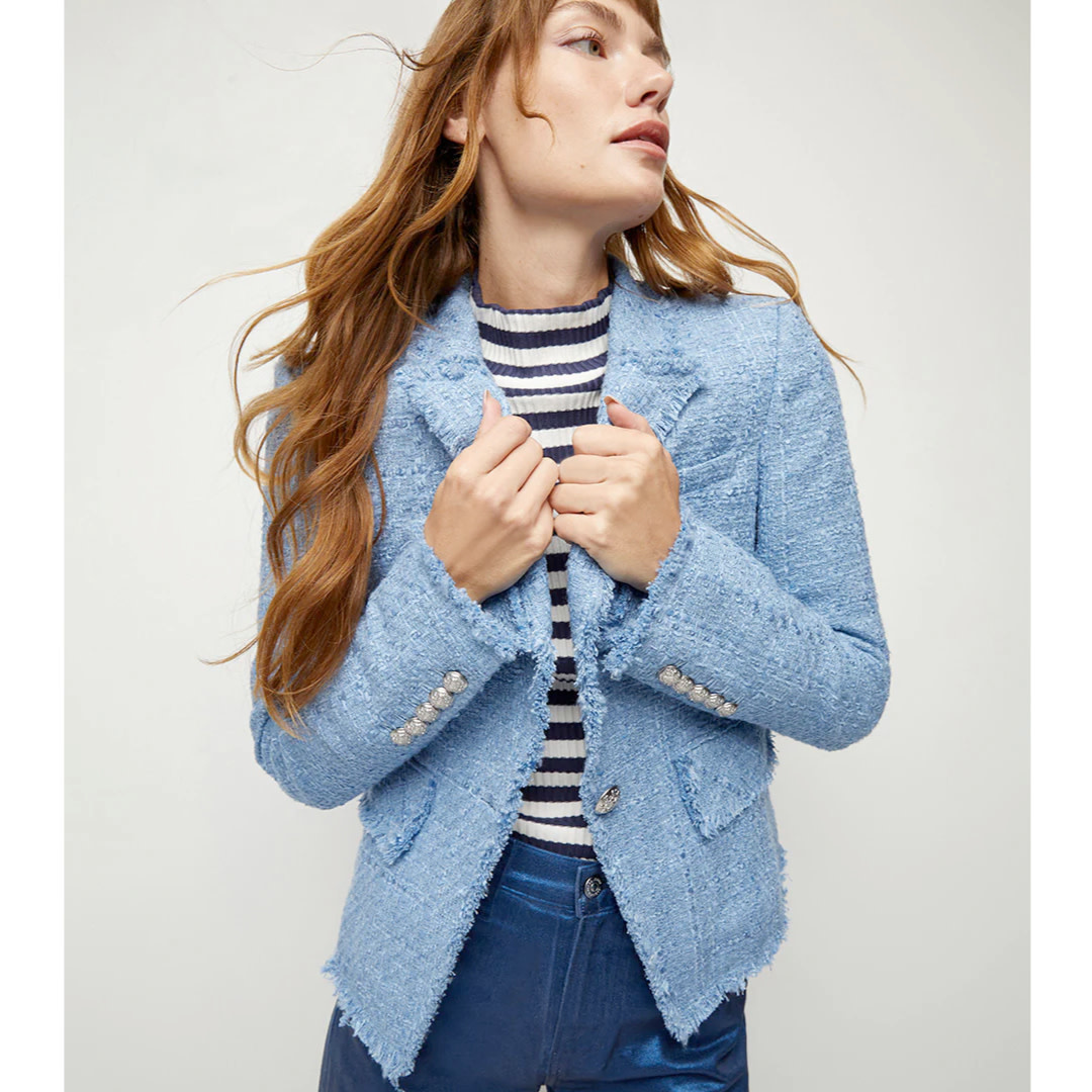 Veronica beard caden discount denim dickey jacket