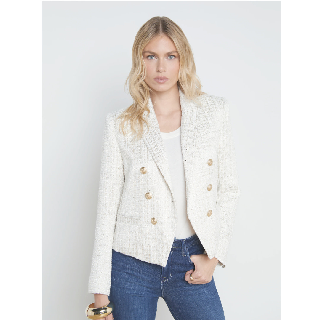 Tweed Blazer – White Owl Creek Boutique
