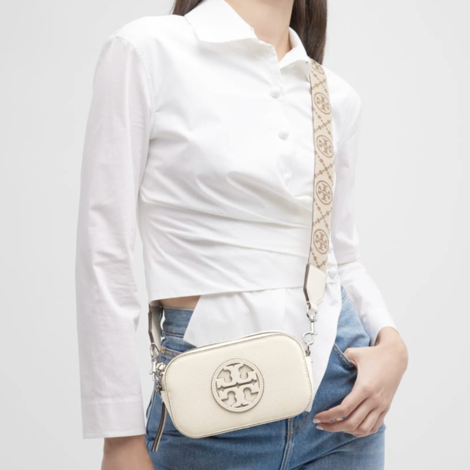 ★Tory Burch★ 25SS Timeless Mini Crossbody Bag XBWTTTC0100 Tory Burch Miller Mini Crossbody Bag - CK Collection