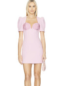 24PF new/REBECCA VALLANCE カリーナミニドレス Mini Dress Pink Karina Puff Sleeve Mini Dress Pink – Rebecca Vallance