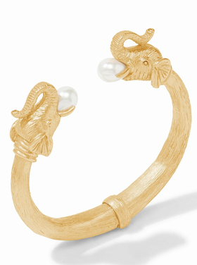 Julie Vos Julie Vos Elephant Cuff Pearl