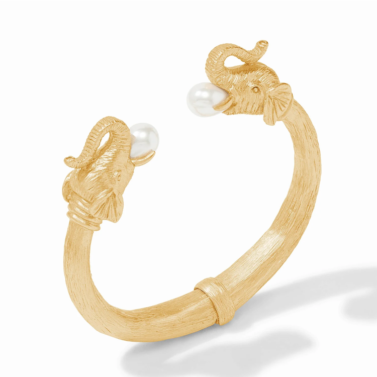 Julie Vos Julie Vos Elephant Cuff Pearl