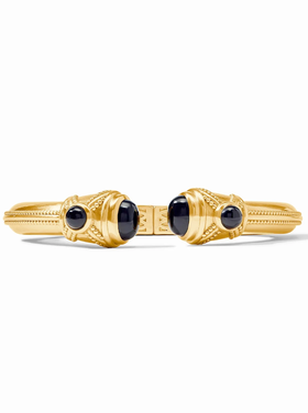 Julie Vos Julie Vos Cabochon Cuff Obsidian Black