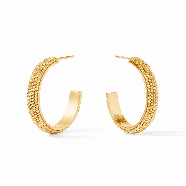 Julie Vos Julie Vos Beaded Eternity Hoop M