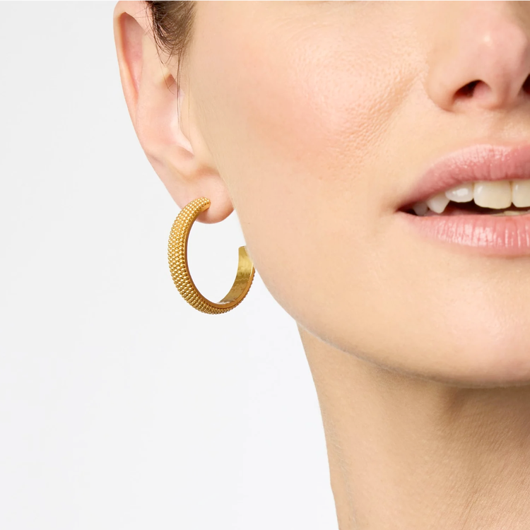 Julie Vos Julie Vos Beaded Eternity Hoop M