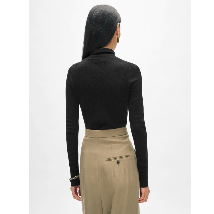 White + Warren White + Warren Fitted Turtleneck