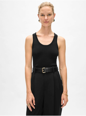 White + Warren White + Warren Ribbed Tank Top