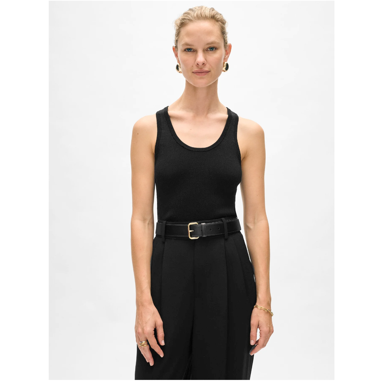 White + Warren White + Warren Ribbed Tank Top