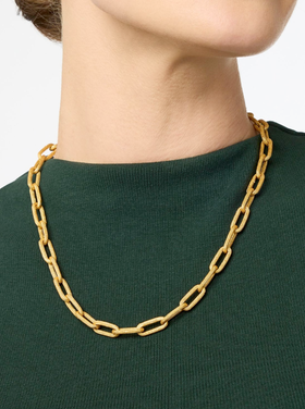 Julie Vos Julie Vos Cheval Paperclip Link Necklace