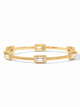 Julie Vos Julie Vos Baguette Bangle Cubic Zirconia M