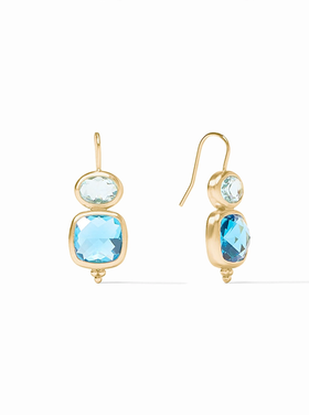 Julie Vos Julie Vos Kaleidoscope Earring Bahamin Blue