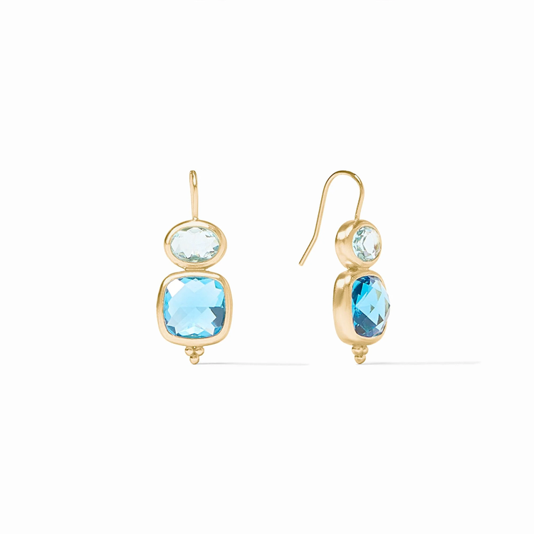 Julie Vos Julie Vos Kaleidoscope Earring Bahamin Blue