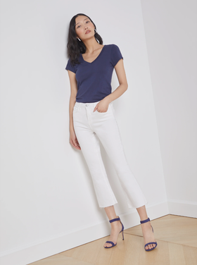 L'AGENCE L'agence Kendra HR Crop Flare