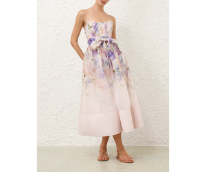 【Zimmermann】DAWNING CORSET DRESS コルセット ミディドレス Zimmermann Dawning Corset Dress - CK Collection