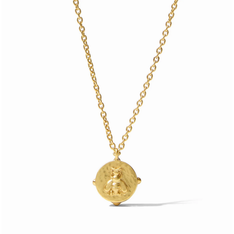 Julie Vos Julie Vos Honeybee Solitare Necklace Clear