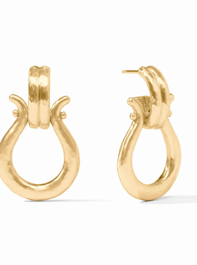 Julie Vos Julie Vos Saratoga Doorknocker Earring