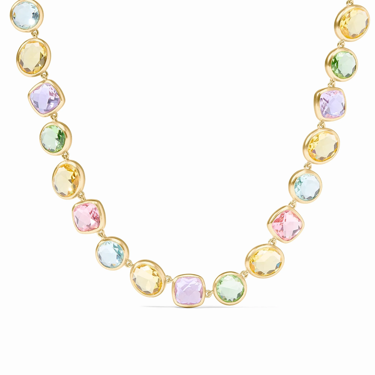 Julie Vos Julie Vos Kaleidoscope Tennis Necklace Multi