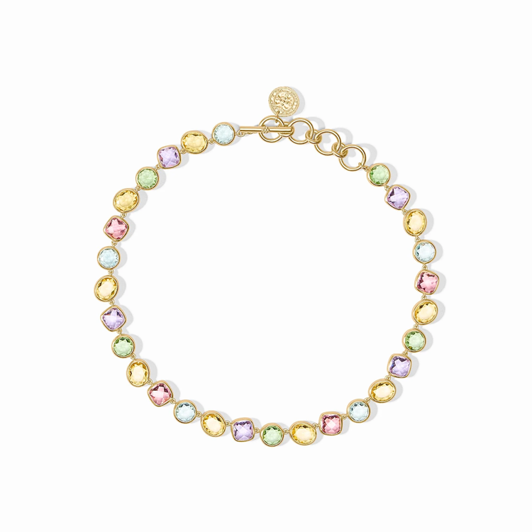 Julie Vos Julie Vos Kaleidoscope Tennis Necklace Multi