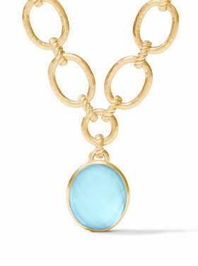 Julie Vos Julie Vos Nassau Statement Necklace Capri Blue