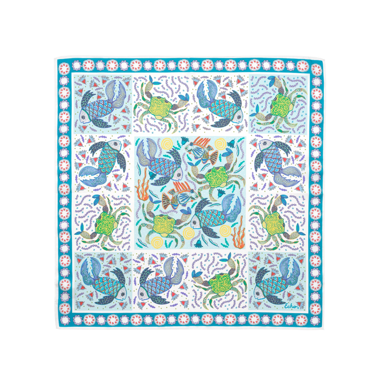 Echo Echo Crabby Silk Bandana