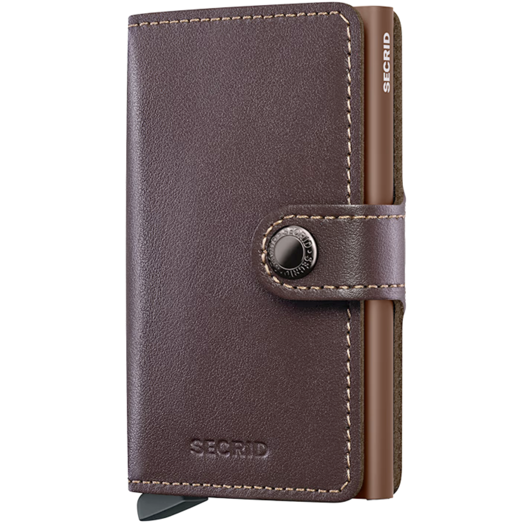 Secrid Premium Miniwallet Emboss Lines Cognac