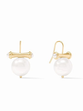 Julie Vos Julie Vos Bamboo Pearl Earring