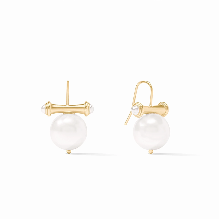 Julie Vos Julie Vos Bamboo Pearl Earring