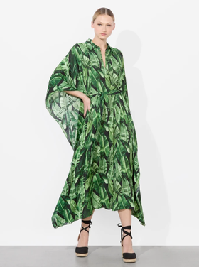 Alice + Olivia Alice + Olivia Deanne Midi Shirt Dress