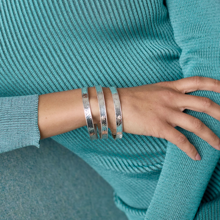 Julie Vos Julie Vos Silver Savoy Bangle