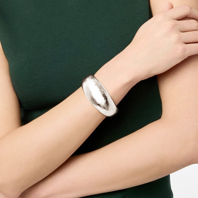 Julie Vos Julie Vos Silver Catalina Statement Hinge