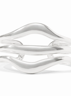 Julie Vos Julie Vos Silver Wave Cuff