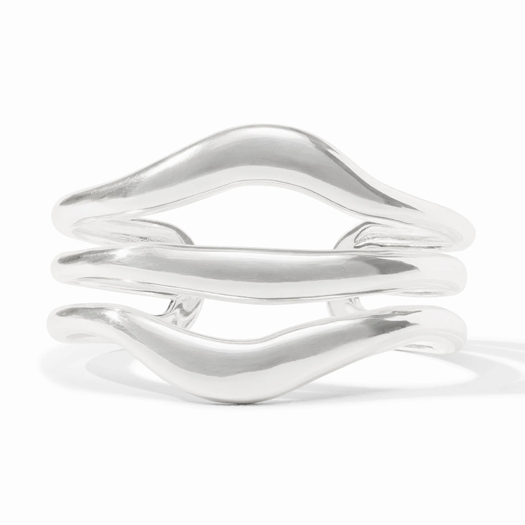 Julie Vos Julie Vos Silver Wave Cuff